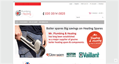 Desktop Screenshot of mrplumbingandheating.co.uk