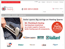 Tablet Screenshot of mrplumbingandheating.co.uk